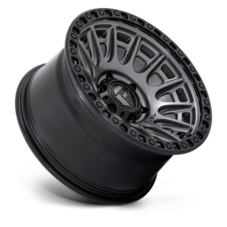 Fuel Wheels<br>Cycle Matte Gunmetal Black Lip (17x9)